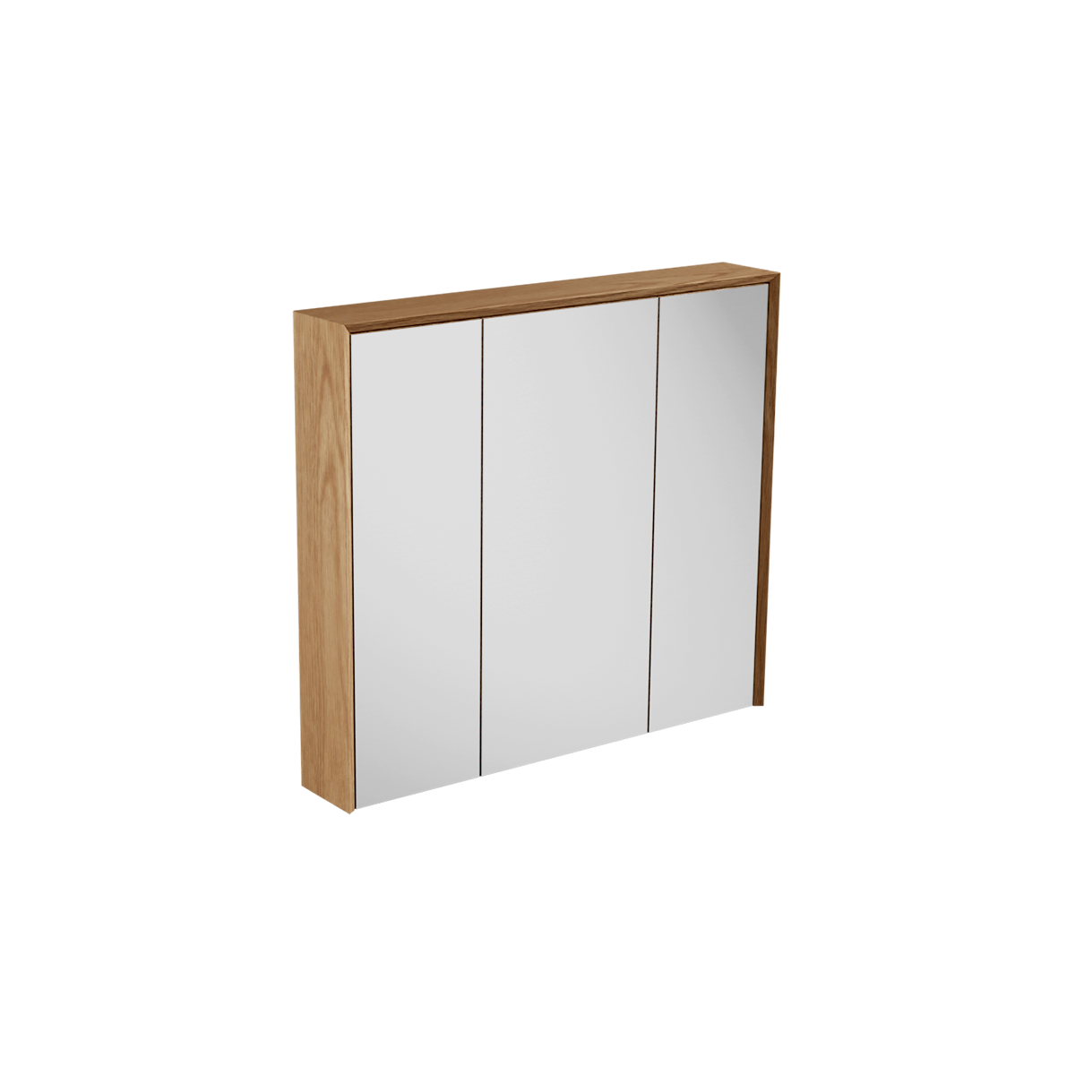 Frame Edge Mirror Cabinet 900 3 Door Wall Hung