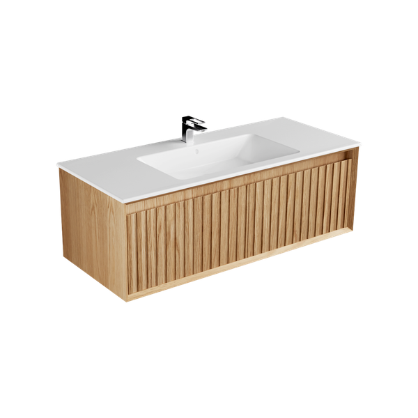 1210 - 2 Drawer - Side by Side - Single Basin - Wall Hung