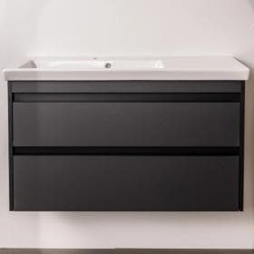 Isik 1000 2 Drawers - Black Velvet