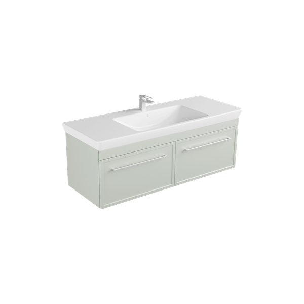 1250 - 2 Drawers - Side by Side - Wall Hung