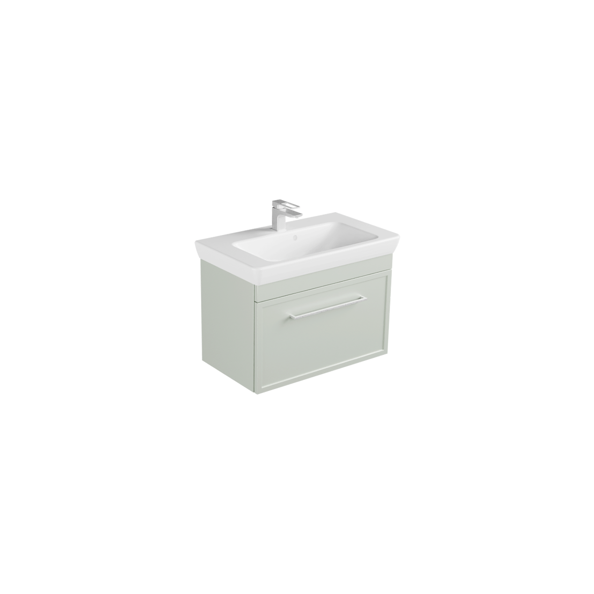 Stilo Sail Slim 650 1 Drawer Wall Hung Vanity