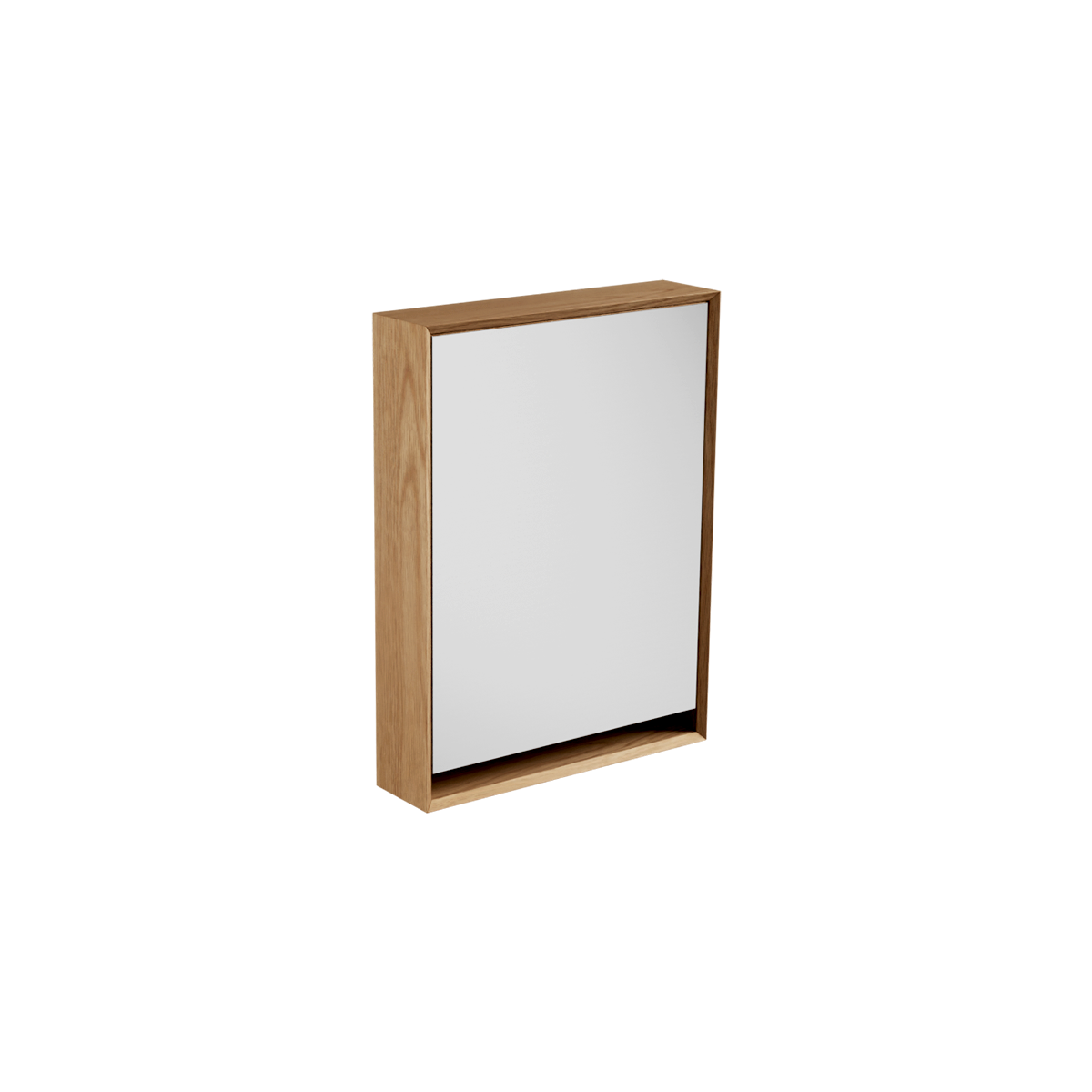 Loop Edge Mirror Cabinet 600 1 Door Wall Hung