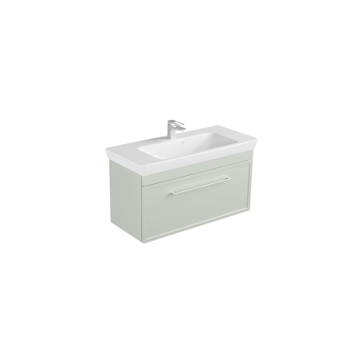 Stilo Sail Slim 850 1 Drawer Wall Hung Vanity