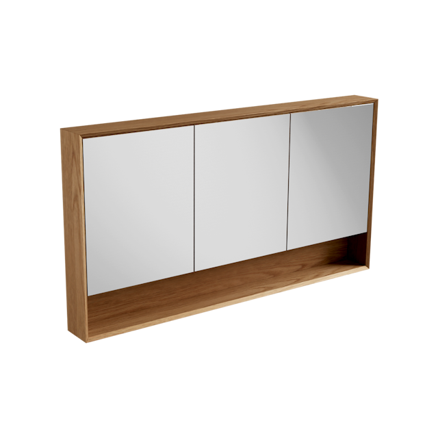 Open Shelf Mirror Cabinet 1500 / Edge