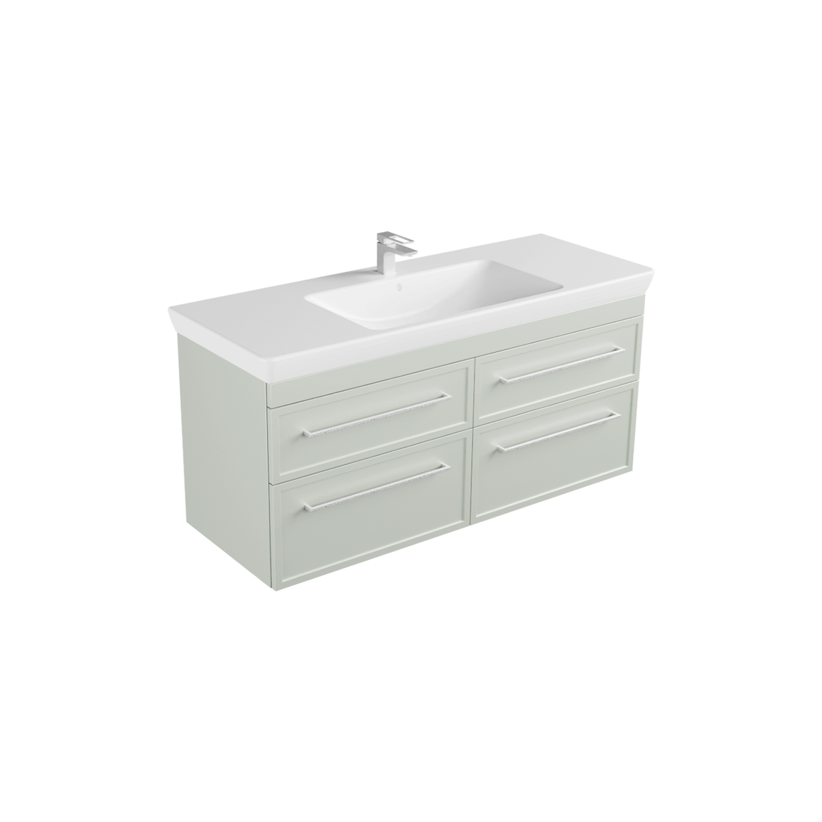 Stilo Sail 1250 4 Drawers Wall Hung Vanity