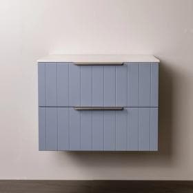 Stilo Largo 750 2 Drawers Stacked - Denim