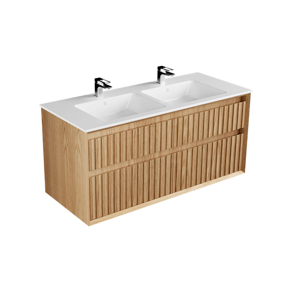 1210 - 4 Drawer - Double Basin - Wall Hung