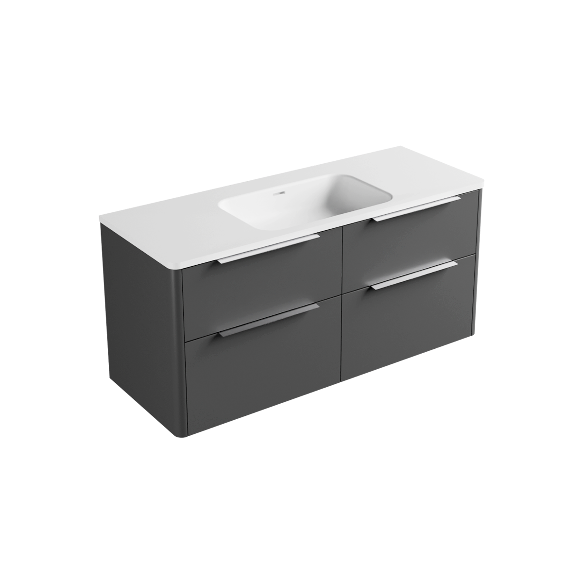 Evo Arco 1200 4 Drawers Wall Hung Vanity