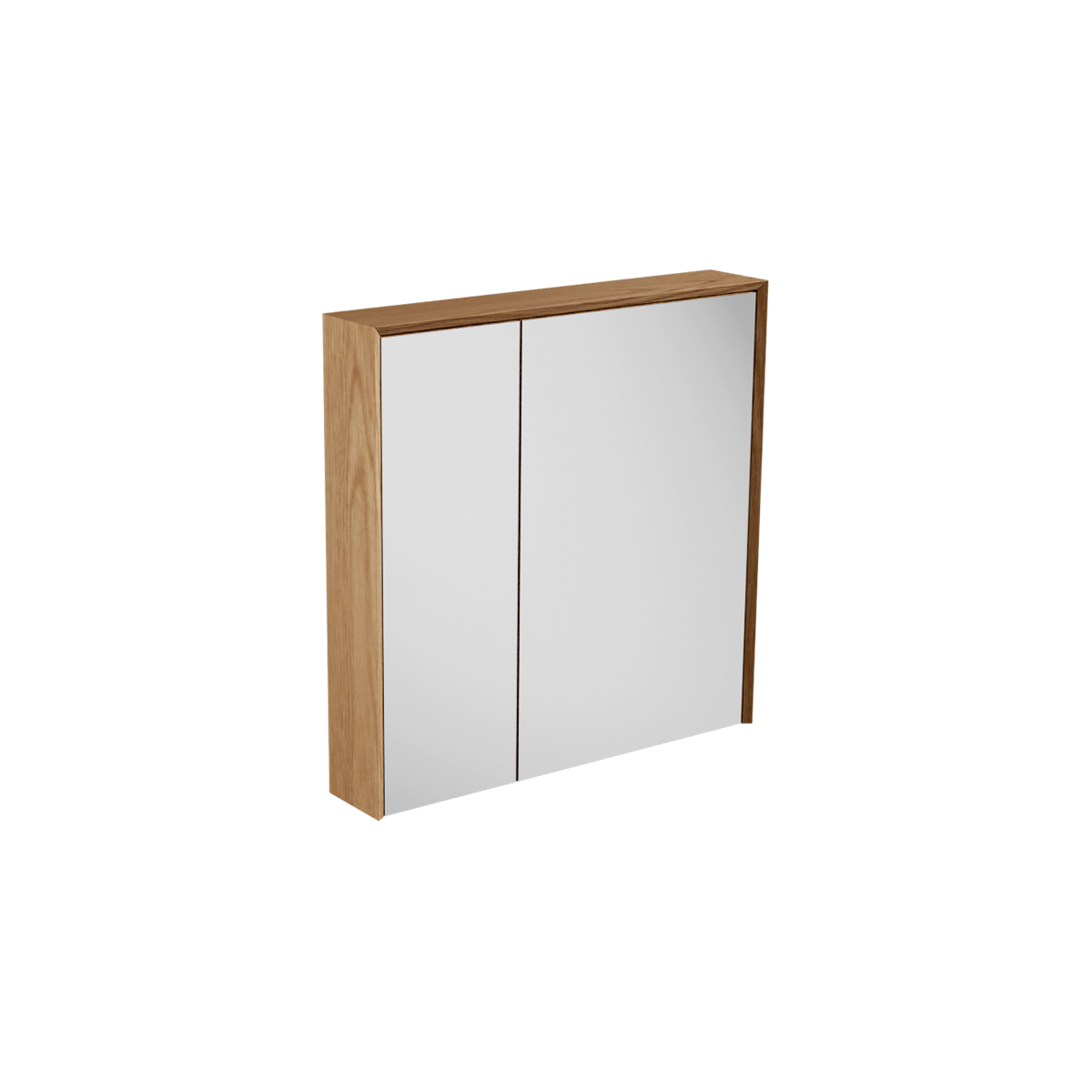 Frame Edge Mirror Cabinet 800 2 Door Wall Hung