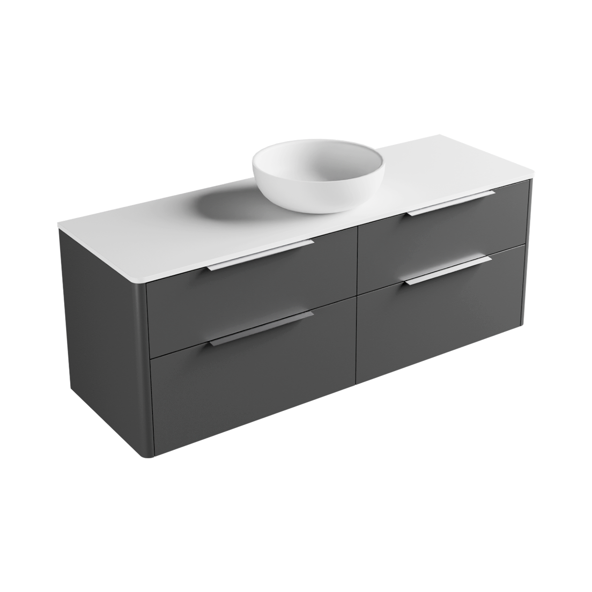 Evo Largo 1500 4 Drawers Wall Hung Vanity