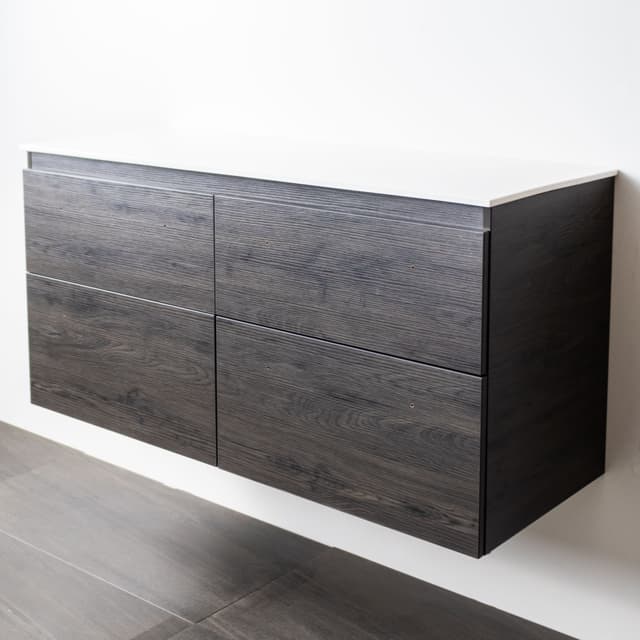 Milan Largo 1500 - Centre Basin - Fumed Oak