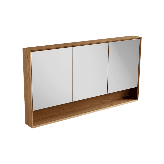 Open Shelf Mirror Cabinet 1500 / Edge