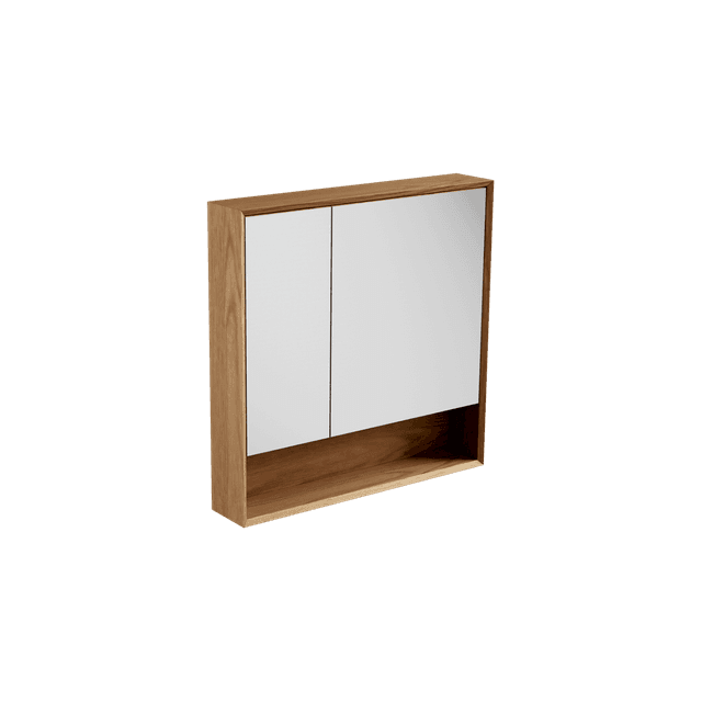 Open Shelf Mirror Cabinet 800 / Edge