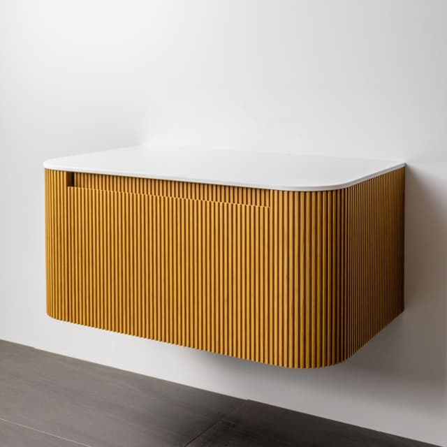 Tondo Largo 900 - Fluted - Natural Oak